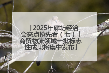 2025年廊坊经洽会亮点抢先看（七）丨商贸物流领域一批标志性成果将集中发布